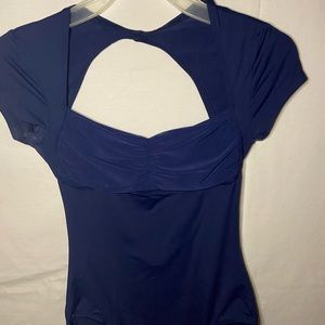 Plume navy blue Leotard
